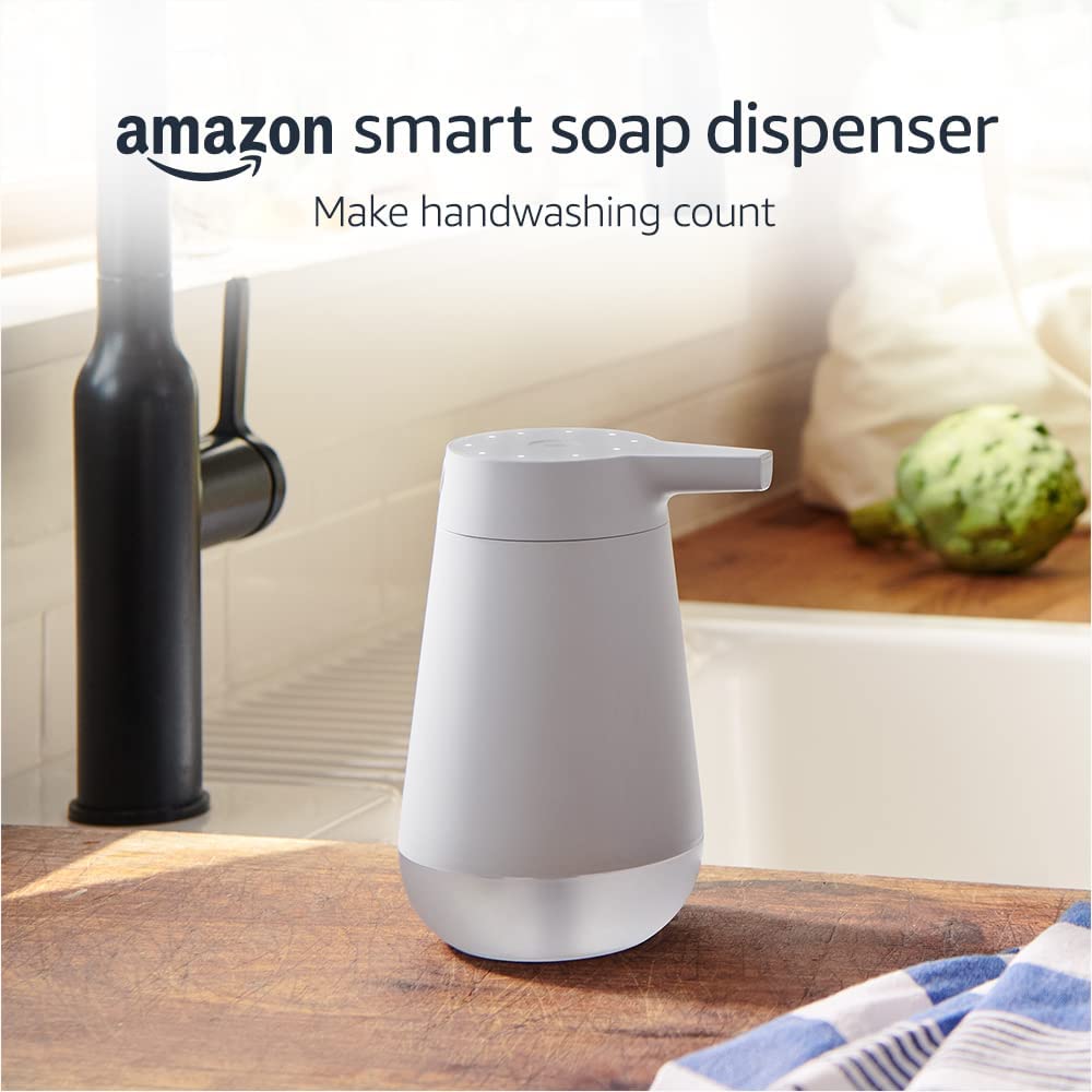 Amazon Touch-Free LED Timer Soap Dispenser, 12-Ounce