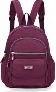AOTIAN Lightweight Wear-Resistant Nylon Mini Backpack