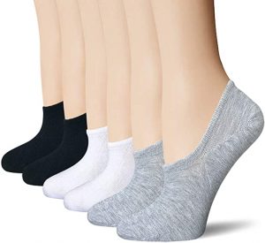 BERING No Show Women’s Ankle Socks, 6-Pairs