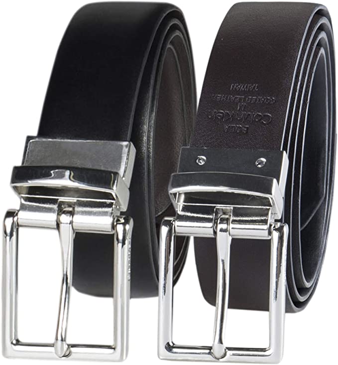 Calvin Klein Women's Harness Buckle Reversible Belt