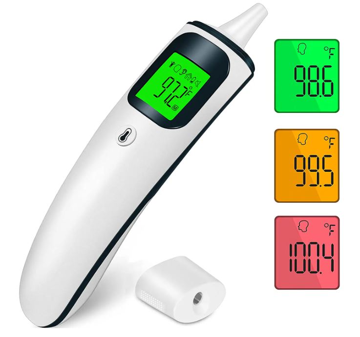 CHOOSEEN No-Touch Backlit Digital Thermometer