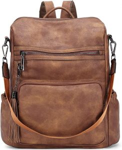 CLUCI Women’s PU Leather Backpack Purse