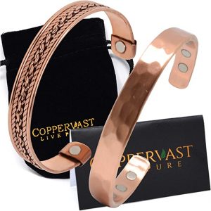 Coppervast Arthritis Relief Copper Bracelets, 2 Pack