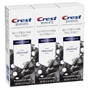 Crest 3D White Charcoal Toothpaste, 3 Pack