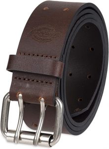 Dickies Double Prong Buckle Leather Men’s Belt