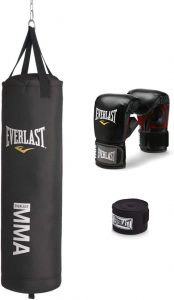 Everlast Heavy Bag Gloves & MMA Heavy Punching Bag