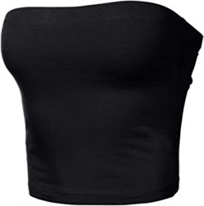 Hatopants Double Layer Stretch Fabric Tube Top