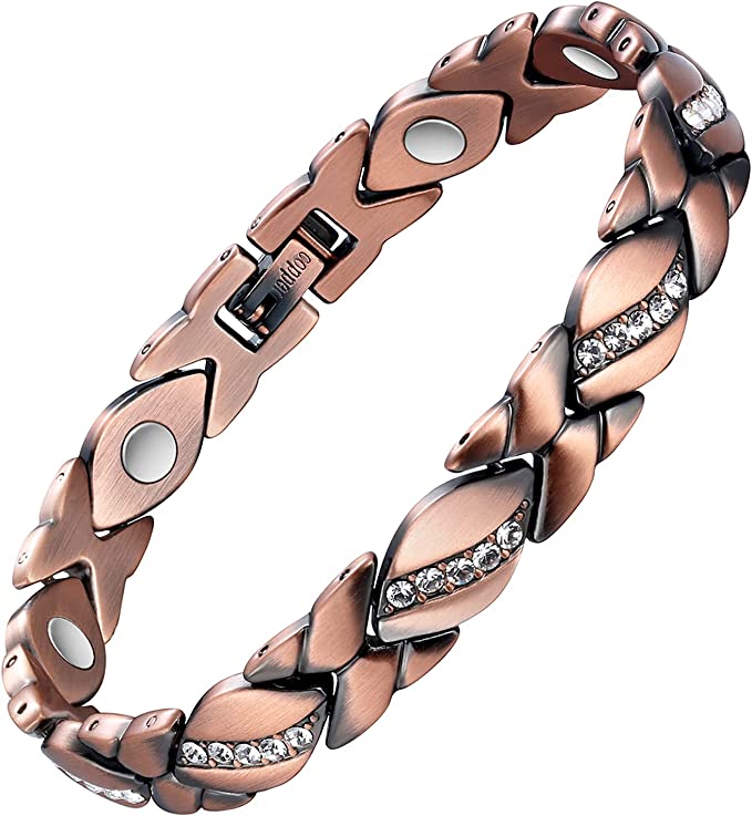 Jecanori Magnetic Arthritis Relief Crystals & Copper Bracelets