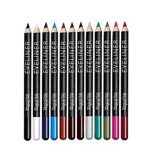 Linble Hypoallergenic Matte Colorful Eyeliner, 12 Count