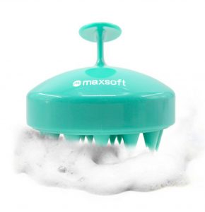 Maxsoft Soft Silicone Bristle Scalp Brush