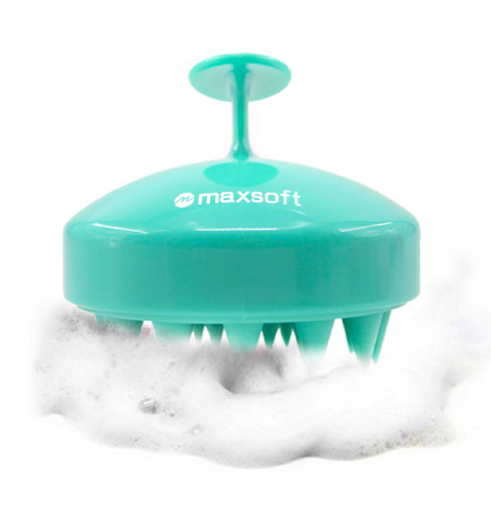 Maxsoft Soft Silicone Bristle Scalp Brush
