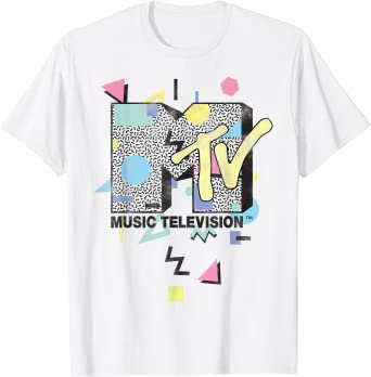 MTV Logo Print Short Sleeve Graphic Tee