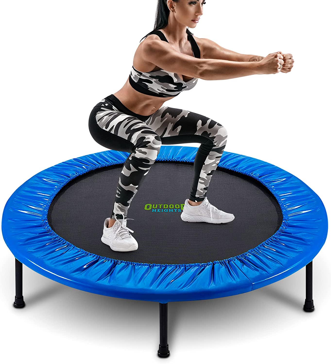 Outdoor Heights Compact Workout Trampoline, 3.6-Feet
