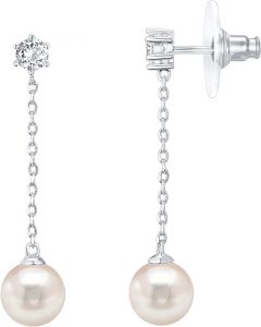 PAVOI Sterling Silver & Shell Pearl Drop Earrings