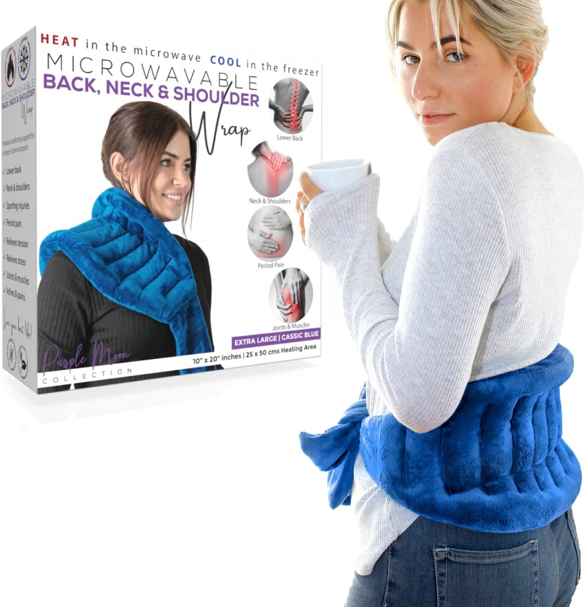 Purple Moon Collection Extra-Large Wrap Heating Pad
