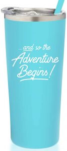 SassyCups Thermal Shatterproof Insulated Cup, 22-Ounce