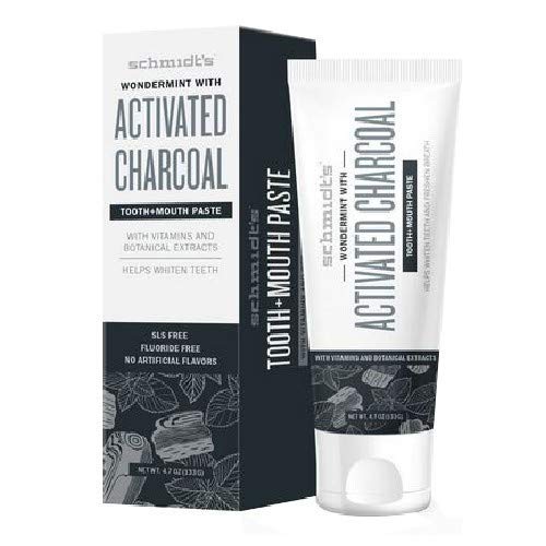 Schmidt’s Activated Charcoal Wondermint Toothpaste, 2 Pack