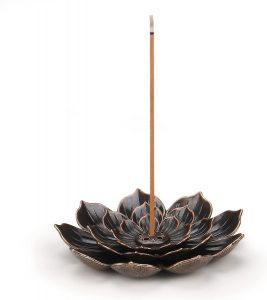 SLKIJDHFB Lotus Flower Shaped Incense Holder