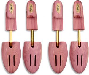 Stratton Aromatic Red Cedar Wood Shoe Trees, 2-Pairs