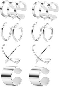 Tornito Adjustable Stainless Steel Nose & Ear Cuff