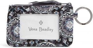 Vera Bradley Women’s Zippered Quilted Cotton ID Wallet