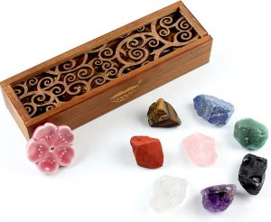 vuUUuv Rough Chakra Crystals & Healing Stones, 8-Piece