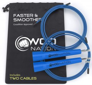 WOD Nation Steel Cable Speed Jump Rope