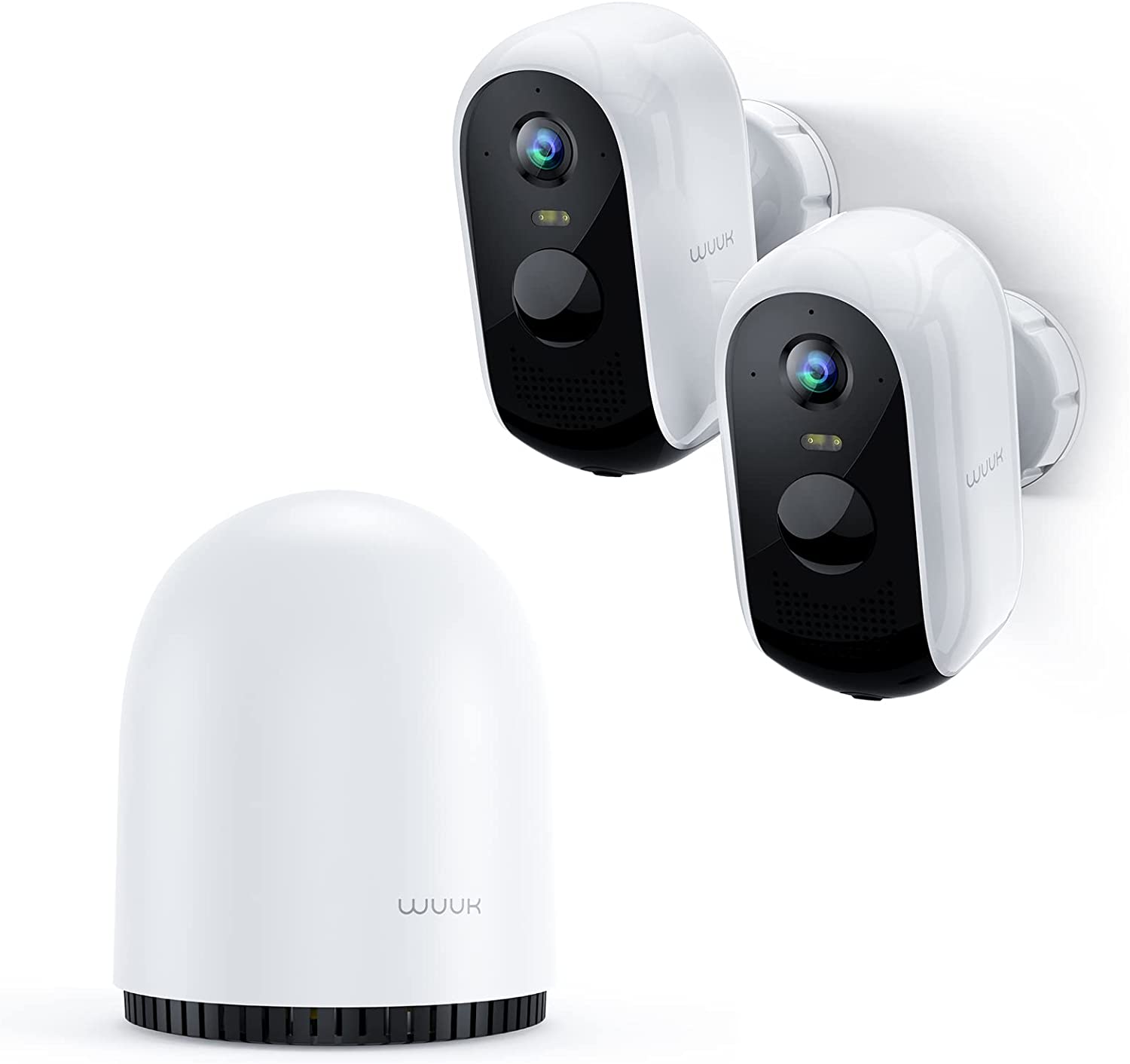 WUUK Night Vision Full Color Home Security Camera System