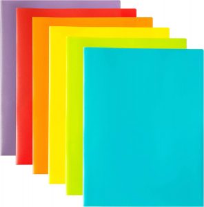 Youngever Tear Resistant Folders For School, 12-Pack
