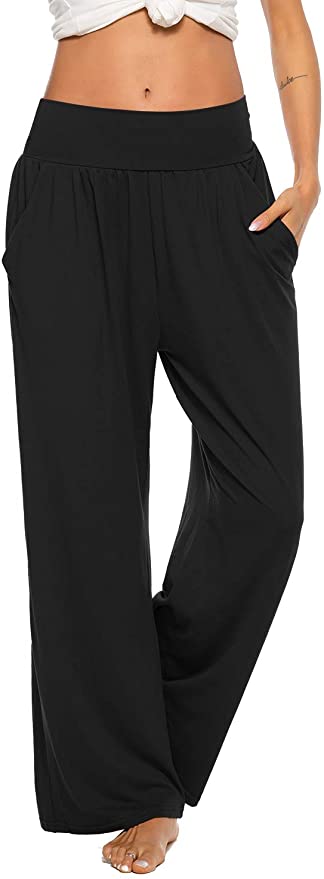Promover Yoga Stretch Fabric Wide-Leg Pants For Women