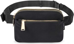 ZORFIN Zippered Adjustable Strap Belt Bag