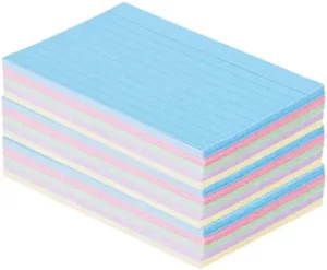1InTheOffice Sustainable School 3 x 5 Index Cards, 300-Count