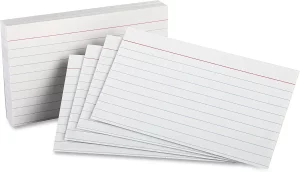 975 Supply Classic Organizing 3 x 5 Index Cards, 100-Count