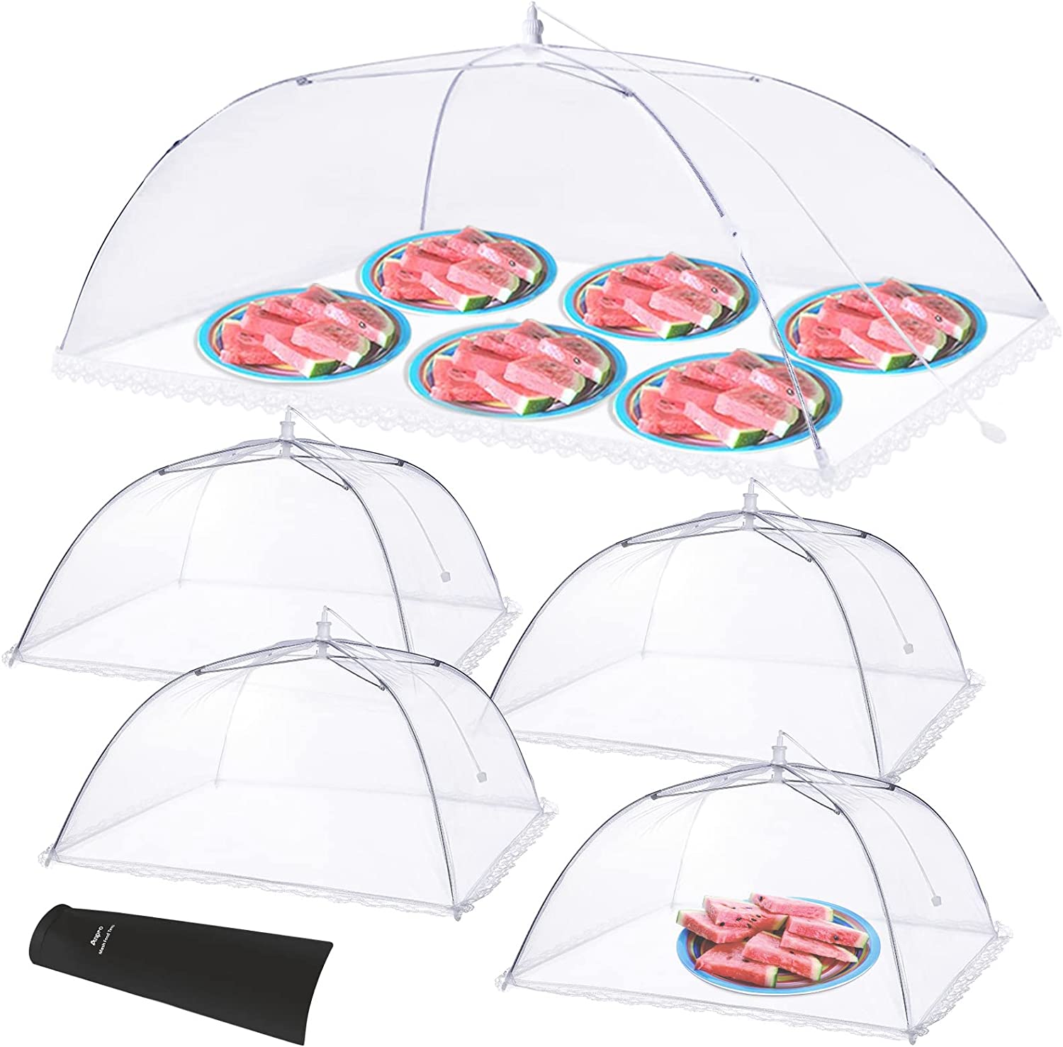 Anpro Easy Clean Outdoor Food Covers, 4-Pack