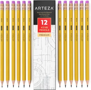 ARTEZA Break Resistant Drawing Pencil Set, 12-Piece