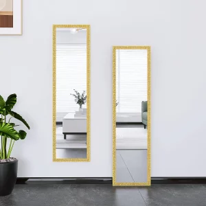 Beauty4U Double-Layer Back Full Length Leaning Mirror
