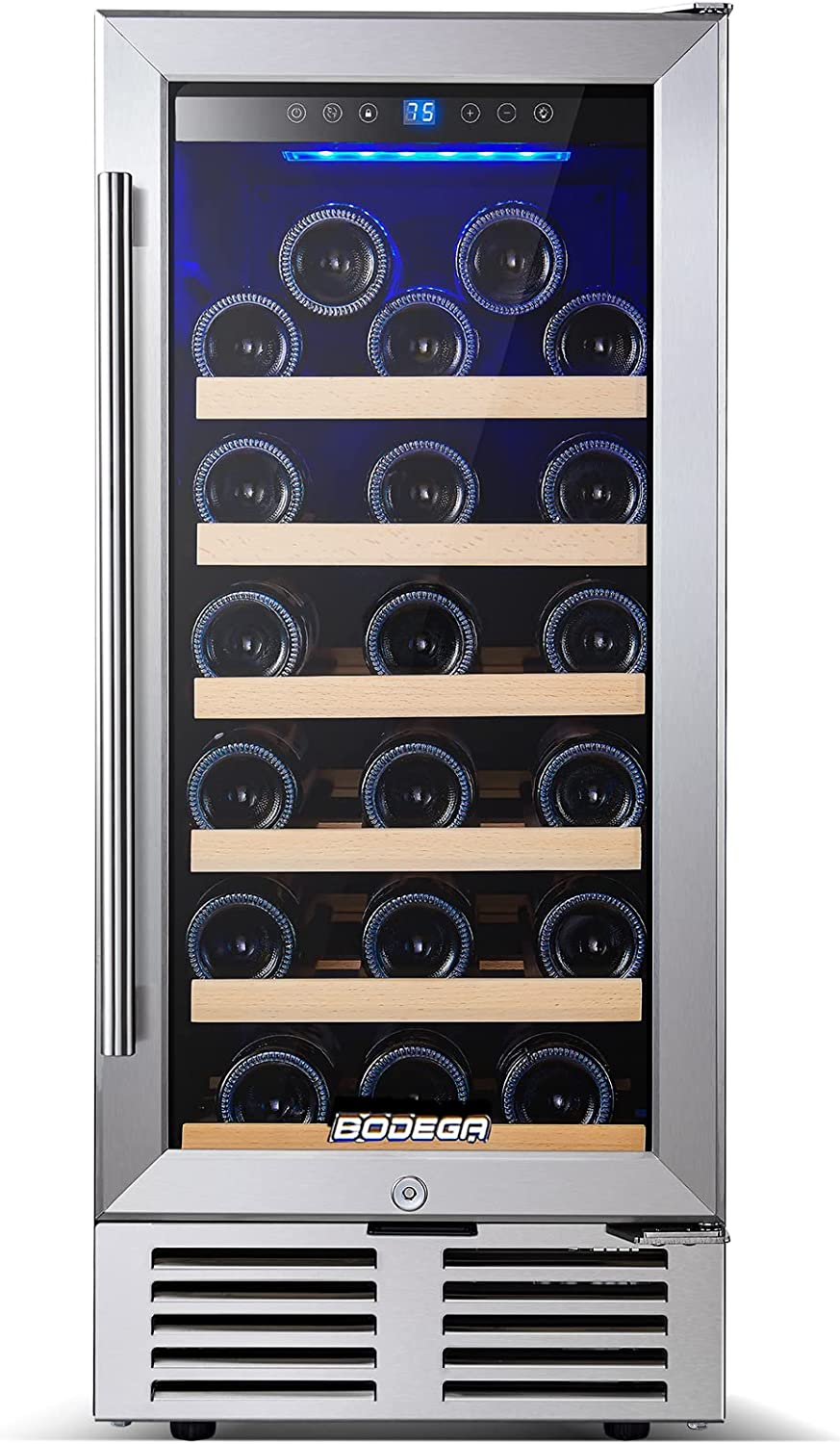 BODEGA High-Efficiency Quiet Wine Cooler Refrigerator