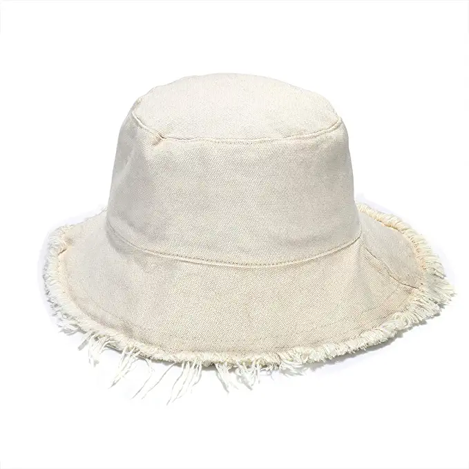 boderier Frayed UPF 50+ Bucket Hat For Women