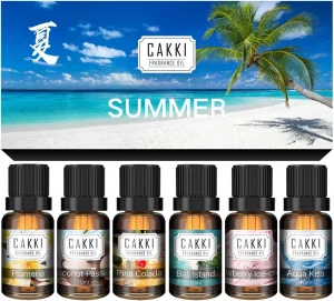 CAKKI Assorted Scents Home Fragrance Oils, 6-Piece