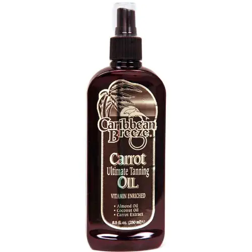 Caribbean Breeze Carrot Extract Tanning Oil