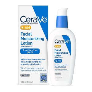CeraVe AM SPF 30 Non-Comedogenic Facial Moisturizer