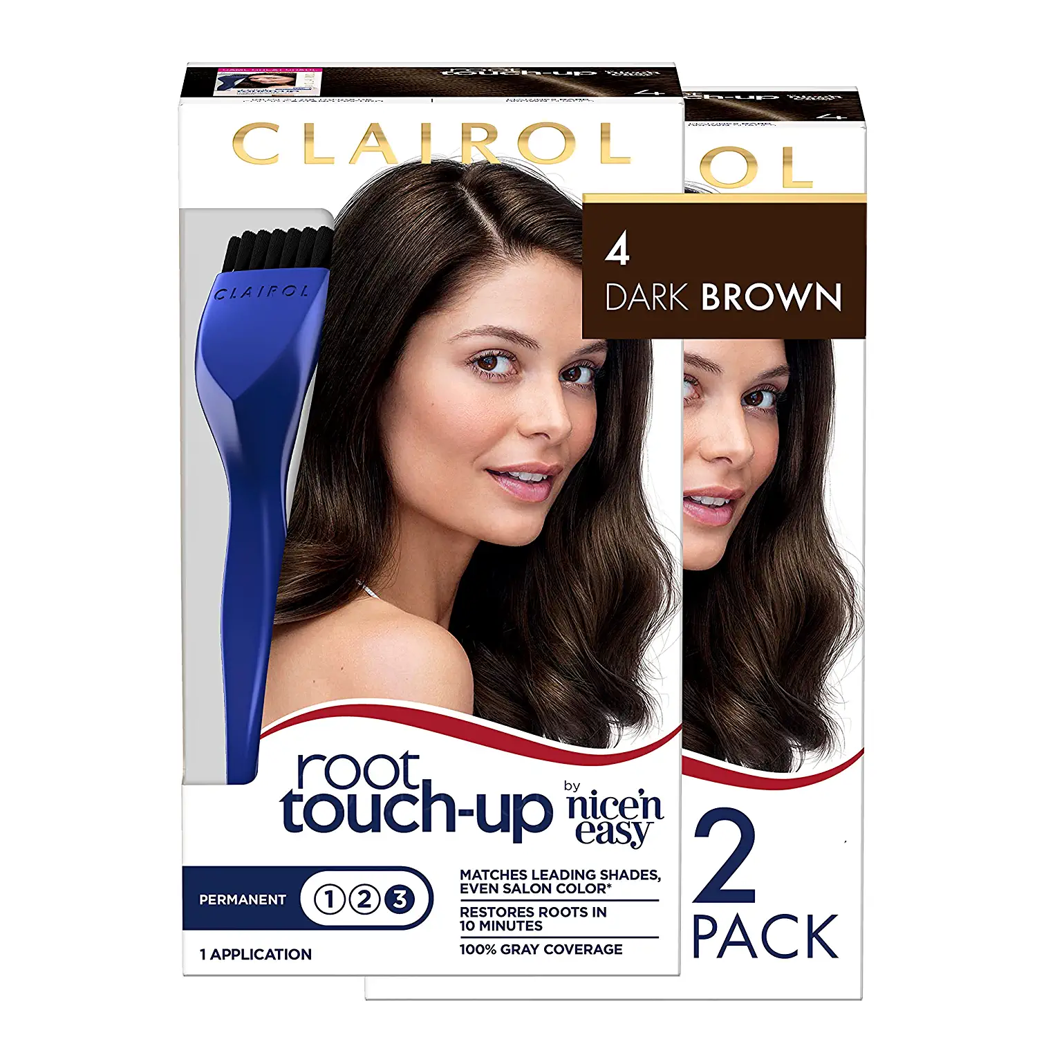 Clairol Color Cream & Brush Root Touch-Up, 2-Pack