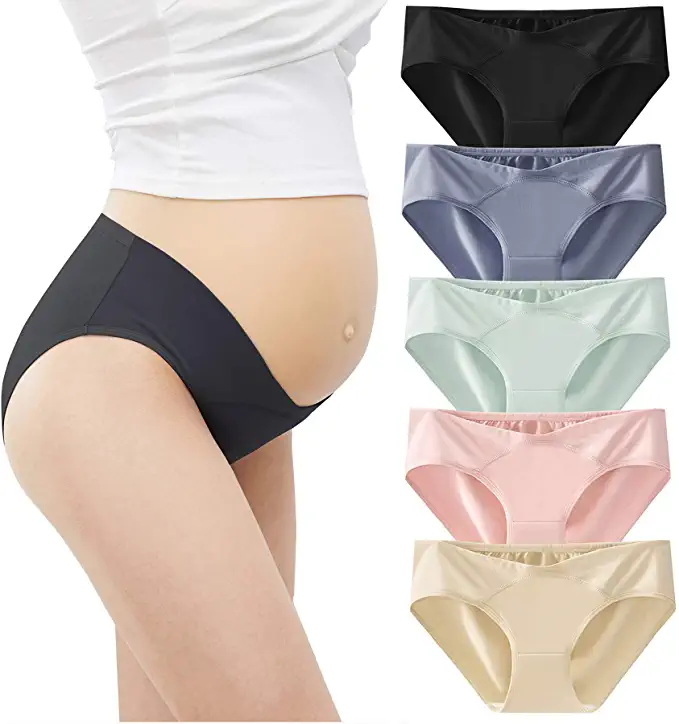 Dec Mocare V-Shaped Waist Maternity Underwear, 5-Pack
