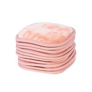 Eurow Hypoallergenic Soft Reusable Makeup Wipes, 10-Pack