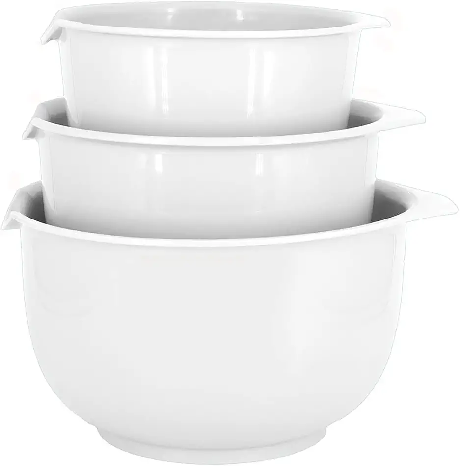 Glad Non-Toxic Freezer Safe Mixing Bowls, 3-Piece