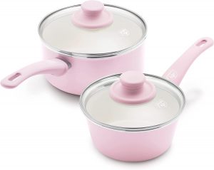 GreenLife Wobble-Free Oven-Safe Nonstick Pots, 2-Piece