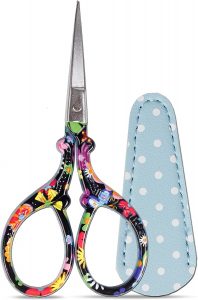 Hisuper Vintage Stainless Steel Sewing Scissors. 3.6-Inch