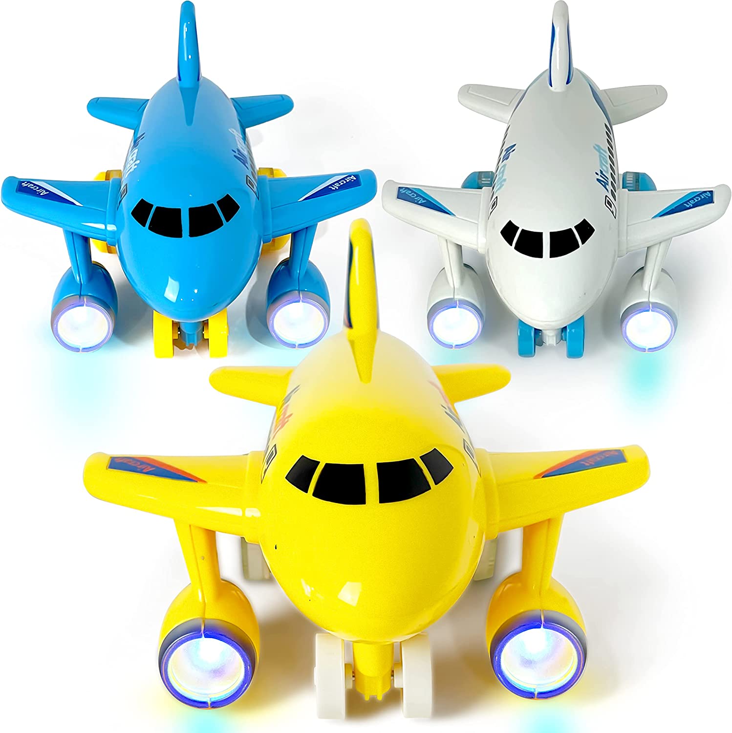 Kidsthrill Educational Toy Planes For Toddlers, 3-Piece