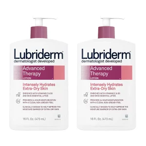 Lubriderm Fragrance-Free Lotion Skin Therapy, 2-Pack