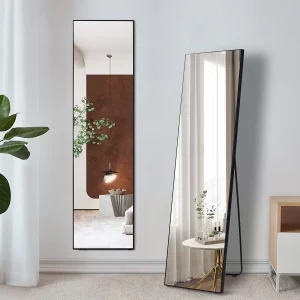 LVSOMT Wall Mountable Full Length Leaning Mirror